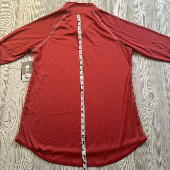 Colosseum Miami OH Red Hawks Logo 1/4 Zip Pullover Womens XL Red Lightweight NWT - Picture 12 of 13